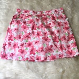 CLOSET CLOSING Liz Claiborne pink floral skirt